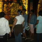 Girls Rule! explores a stain glass exhibit at Navy Pier.