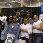 Girls Rule! pictured with Brenda Palms Barber, Executive Director - NLEN and Sweet Beginnings (Beeline)